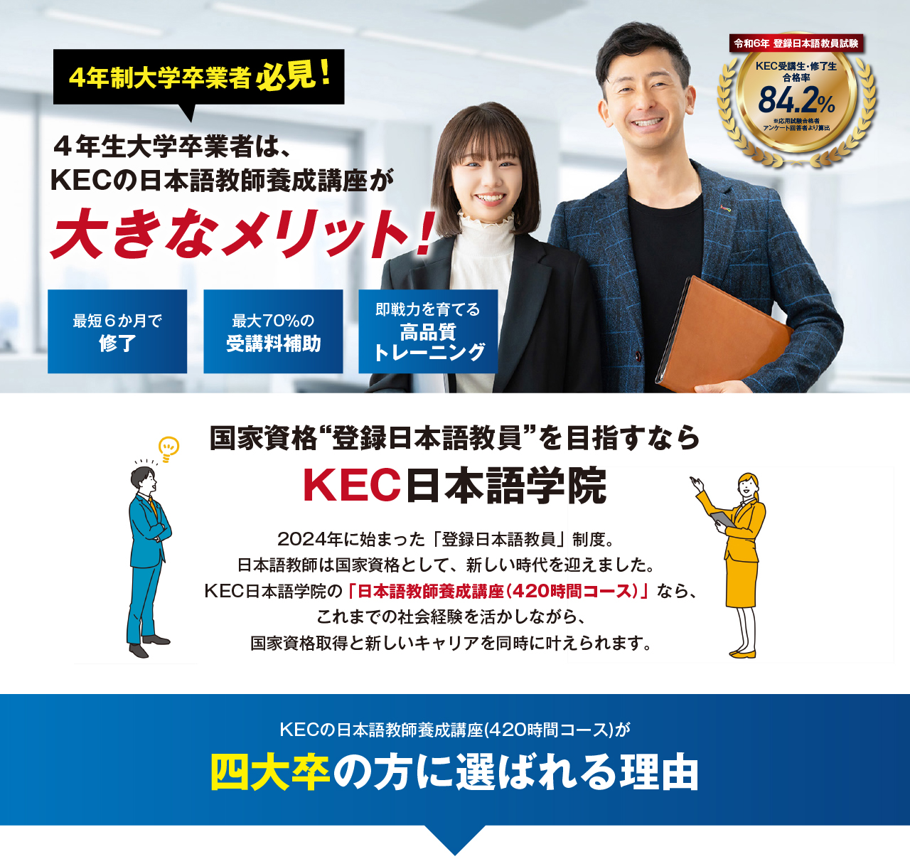 日本語教師養成講座420時間コース受講生募集中！