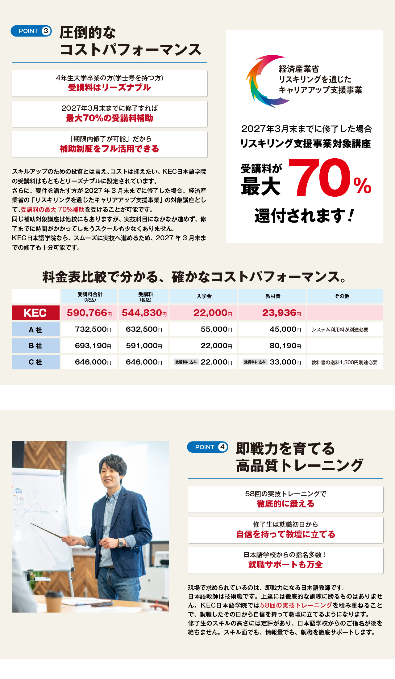 日本語教師養成講座420時間コース受講生募集中！