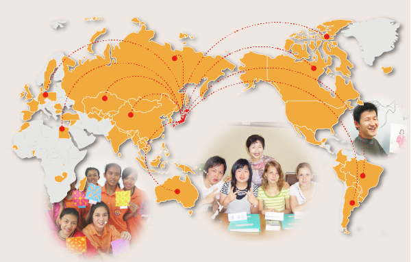 55カ国以上の外国人への指導経験